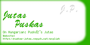 jutas puskas business card